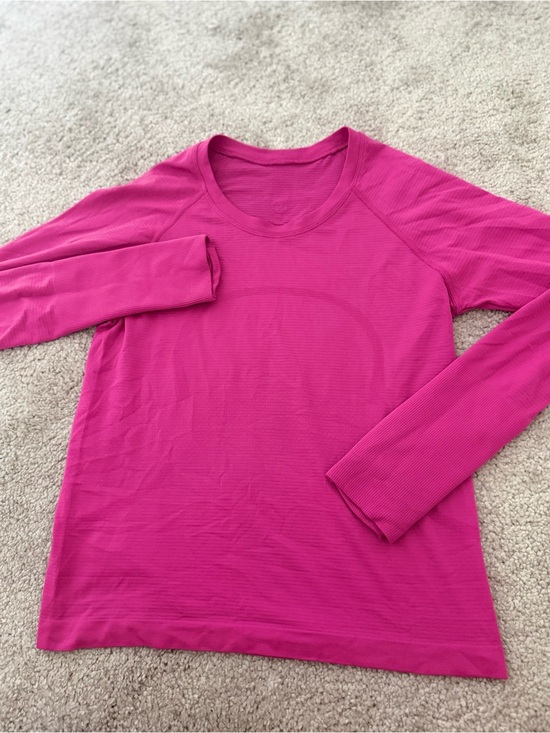 lululemon athletica Tops - lululemon athletica Long-Sleeve Crew Top - Fuchsia